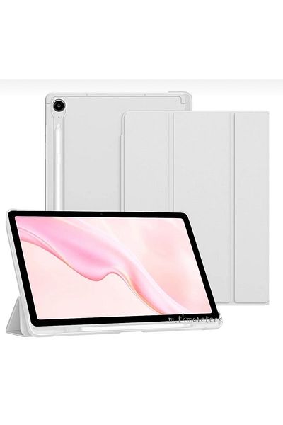 m.tk moveteck Samsung Galaxy Tab S9 Fe Plus 12.4 Case Smart Sleep Mode Pen Compartment Stand Back Colorful Cover