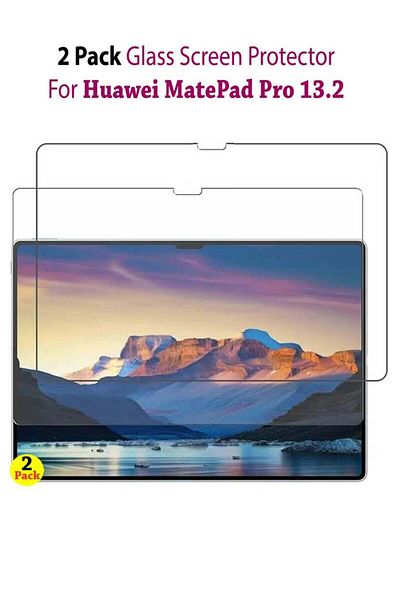 Generic Huawei Matepad Pro 13.2 Inch 2 Pack Tempered Glass Screen Protector for Huawei Matepad Pro 13.2