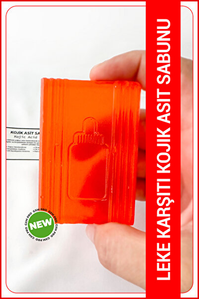 GXMPRO Kojic Asit Sabunu, Zerdeçal Ve Kojik Asit Etkisi Ile Leke Karşıtı Koji...