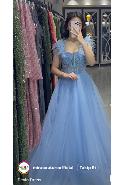 Hvit Vera Leylak abiye