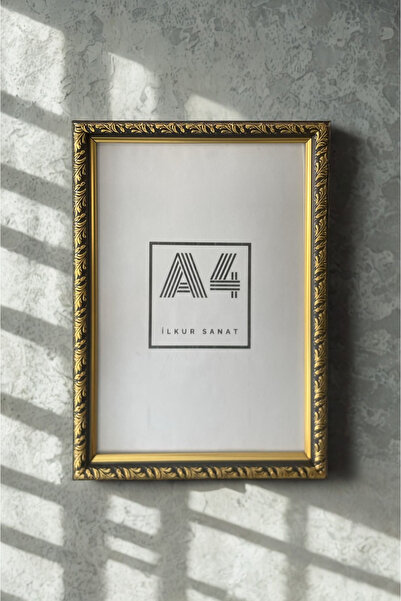 ilkur A4 Boyutunda (21X30) 2mm Kalınlığında Mat Camlı Desenli Çerçeve