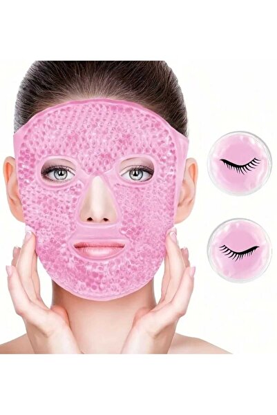 SEVRU Buzlu Jel Toplar Yüz Maskesi Sıcak Ve Soğuk Terapi Maskesi