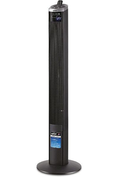 Sanford 46 inch Smart Wireless Tower Fan SF6700TRF BS, 3 Speed Modes, Remote Control, 55W
