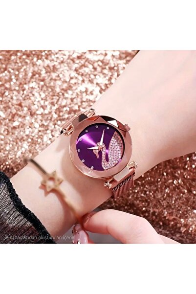 Kuvars Gold Saat