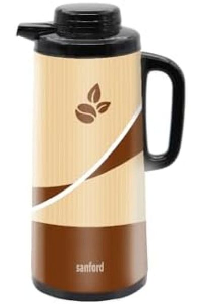 Sanford 1.6L Double Glass Liner Vacuum Flask | 24-Hour Hot & Cold Retention | Leak-Proof | Heat-Resi