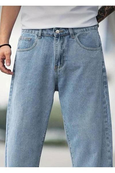 wamoss Men's New Season Washed Baggy Trousers Mbg 2025