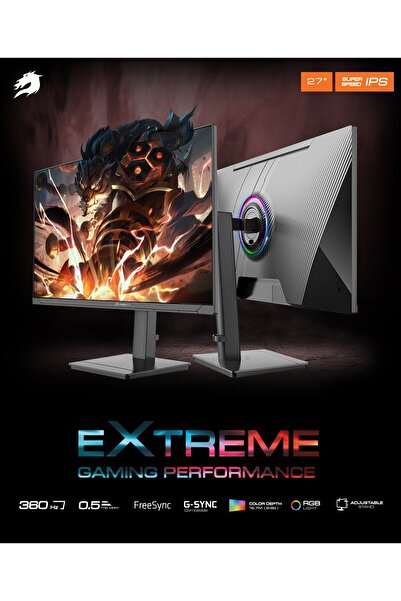 GAMEBOOSTER GB-27F360FP 27" 360Hz Fast IPS 0.5ms Fhd Rgb Pivot Flat Gaming Monitör