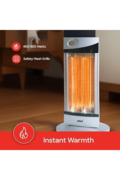 Sanford 900W Carbon Heater with Remote Control & Oscillating Function