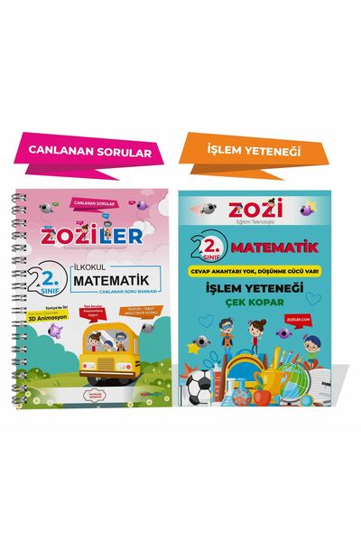 ZOZİLER 2.Sınıf Canlanan Matematik Soru Bankası ve Matematik İşlem Yeteneği –...