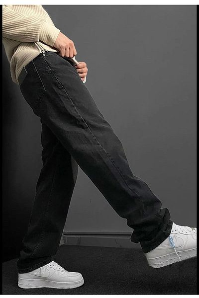 wamoss Men's New Season Snow Washed Baggy Trousers Mbg 2025