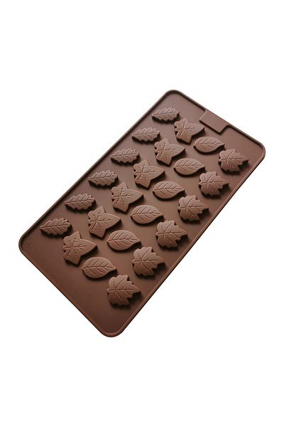Generic Silicone Molds Leaf Shape, Chocolate Mold Aromatherapy Gypsum Stone Mold