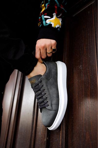 Beruflic High Sole Casual Shoes 044 Gray
