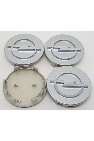 GREY Set 4 capace argintii pentru jante din aliaj, 58 mm, Opel Insignia/Astra/Vectra/Corsa