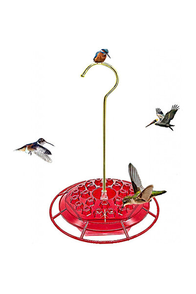 OEM Bird feeder, 20 x 21.5 cm, plastic, metal, multicolor