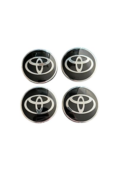 Toyota Set 4 capace de roată 57mm exterior, 54mm interior compatibile/înlocui...