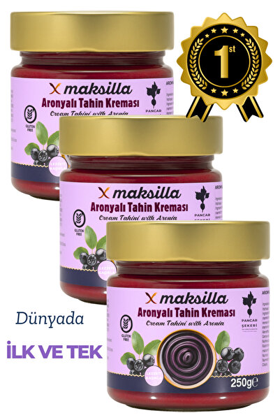 Maksilla Aronyalı Tahin Cream 3 Pack (250 g X 3)