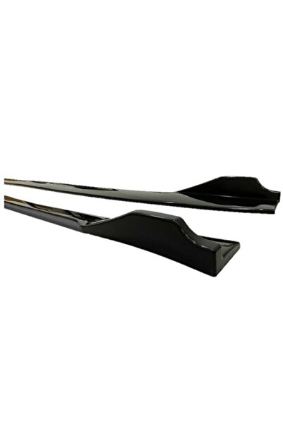HasAkman Fiat Albea 2003-2012 F30 Tip Kulaklı Model Yan Marşpiyel Lip 2 Adet Piona Black