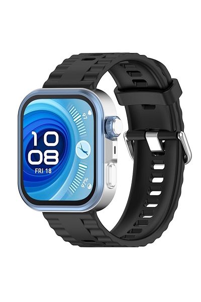 m.tk moveteck Huawei Watch Fit 3 / Fit 4 / Fit 4 Pro Compatible Cord Classic Buckle Perforated Sports Bracelet