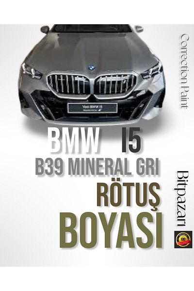 Flea Market Bmw I5 Mineral Gray Rust Paint - B39 - Automobile Stone Mark and Scratch Remover - 20ml