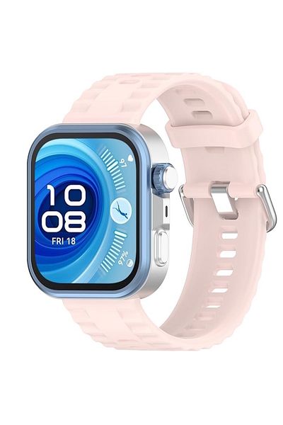 m.tk moveteck Huawei Watch Fit 3 / Fit 4 / Fit 4 Pro Compatible Cord Classic Buckle Perforated Sports Bracelet