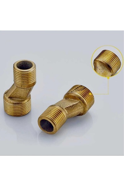 ÇEÇEN HOME (1 ADET) Batarya Dirseği Pirinç Adaptör, Ayarlanabilir Kurulum Salıncak Kolları Batarya Borusu