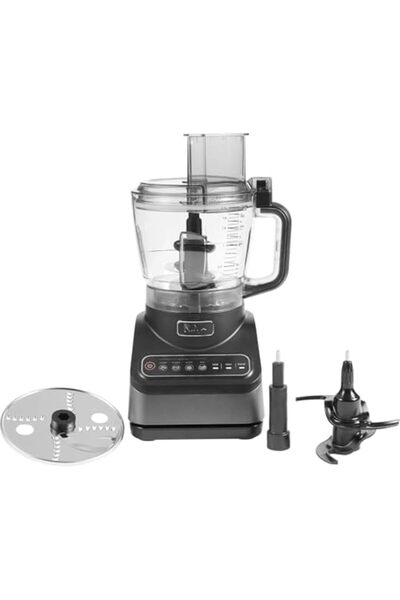 NINJA معالج طعام مزود بأربعة برامج أوتوماتيكية؛ التقطيع، والهرس، والتقطيع، والخلط، و3 سرعات يدوية، سعة 2.1 لتر