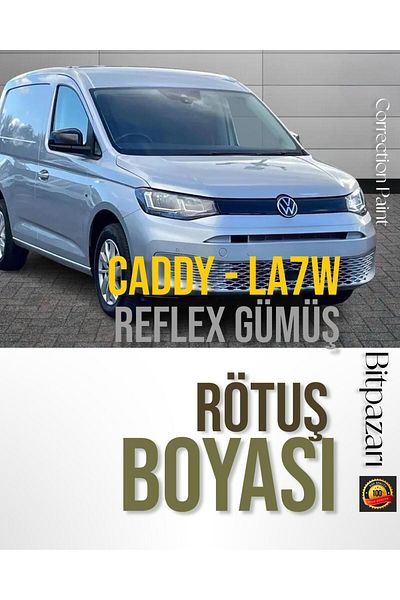 Flea Market Vw Caddy Reflex Silver La7W Compatible Professional Scratch and Stone Mark Remover Touch up Paint 25ml.