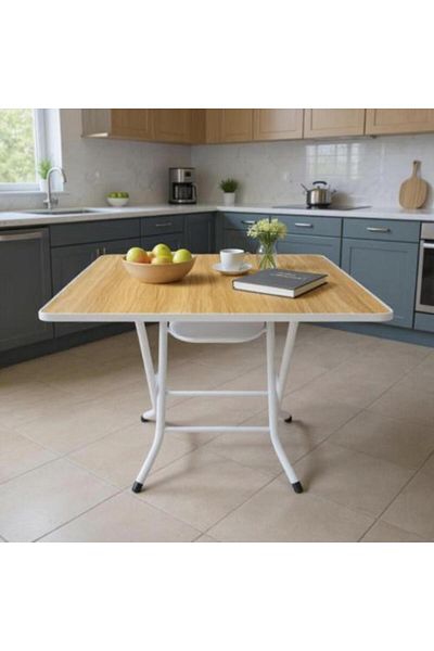 Family Ship Modern Design Folding Wood Table - Light Brown