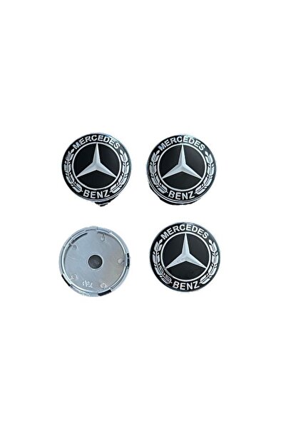 MERCEDES Set 4 wheel caps 60mm Benz compatible with alloy wheels