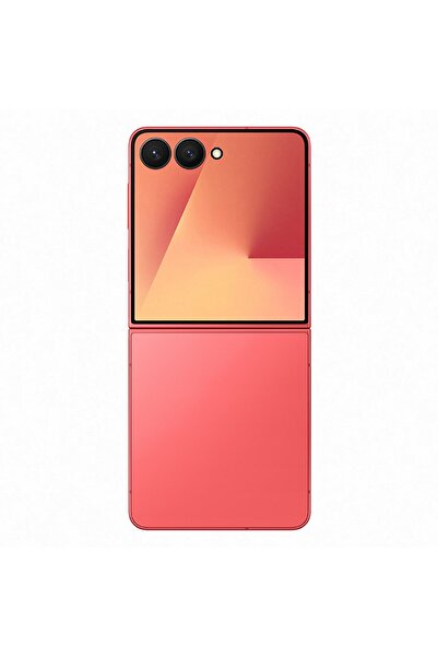 Samsung Galaxy Z Flip7 F766 5G Smartphone, 12 GB RAM, 256 GB Storage, Coral Red