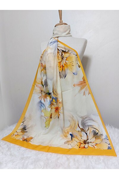 REMOMODA Patterned Flower Model Shawl Italian Cotton Flexible Soft Shawl High Quality