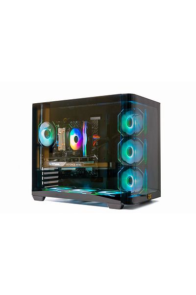 SETUP MASTER Gaming PC RTX 3050, Intel Core i5-12400F, DDR4 32GB RAM,1TB M.2 ,7 Fans Case RGB Windows 11 Pro