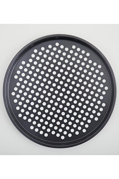 TARIK HOME Teflon Perforated Pizza Tray Lahmacun Pita Tray 32cm