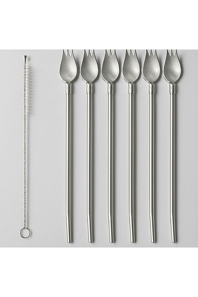 TARIK HOME 6-Piece Steel Fork Pipet