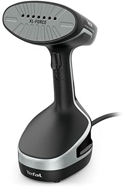 TEFAL Handheld Clothes Steamer, Powerful 90g/min Steam Boost, Ready to Use in 25 Seconds, Black and