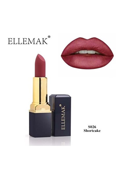 ELLEMAK أحمر شفاه مطفي يدوم طويلاً رقم 26