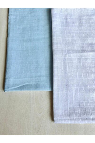 Sevza Kids Multi-Purpose 2-Piece Muslin Cover & Blanket, 100% Cotton Pure Collection Blue