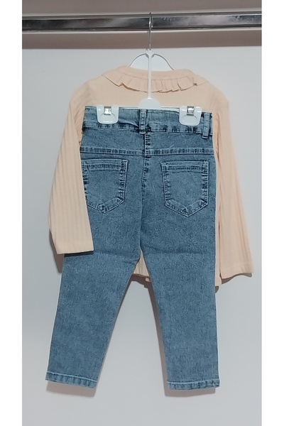 Kot Pantolonlu Çocuk Penye Takım (3 lü)