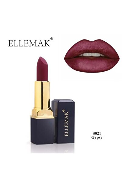 ELLEMAK أحمر شفاه مطفي يدوم طويلاً رقم 21