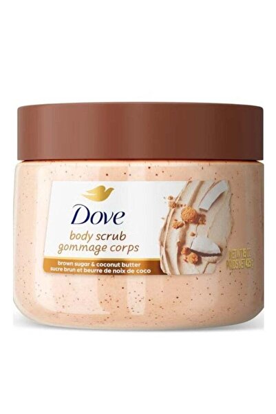 Dove مقشر للجسم (سكر بني وزبدة جوز الهند) 425 جرام