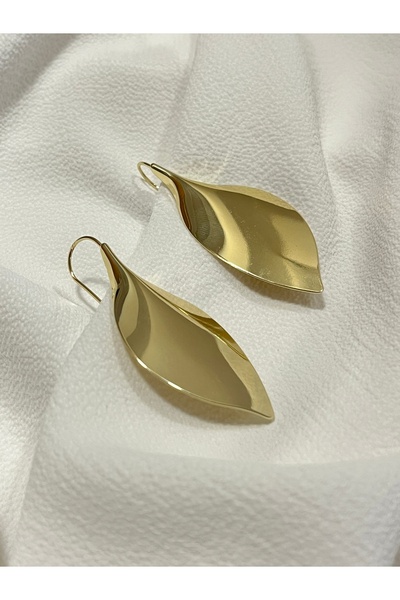 Çelik Lucky Store Gold Yaprak Kolye