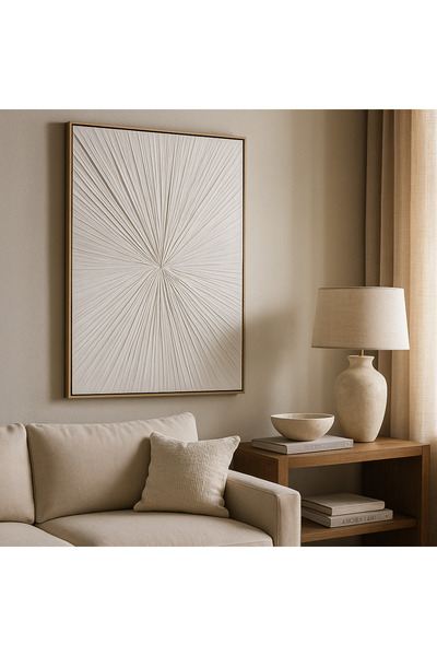 Vi Markets Canvas board - canvas color beige - matching radiant shape