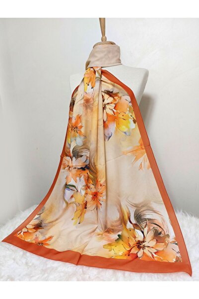 REMOMODA Patterned Flower Model Shawl Italian Cotton Flexible Soft Shawl High Quality