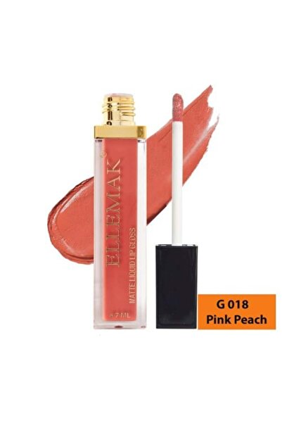 ELLEMAK أحمر شفاه سائل مطفي رقم 18