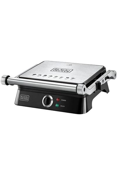 Black&Decker Black & Decker 1400W Contact Grill With Full Flat Grill For Barbecue