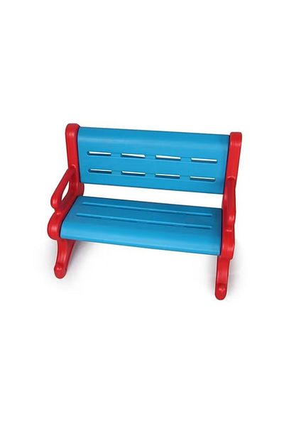 Toybox Durable Plastic Kids Children's Home Room Playschool Garden Lounge Park Bench 76x45x57cm