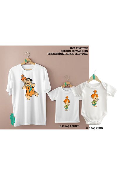 CACTUS COLLECTION Father Daughter Combination T-Shirt (One Product Price! Add 2Pcs to the Cart for Combination)
