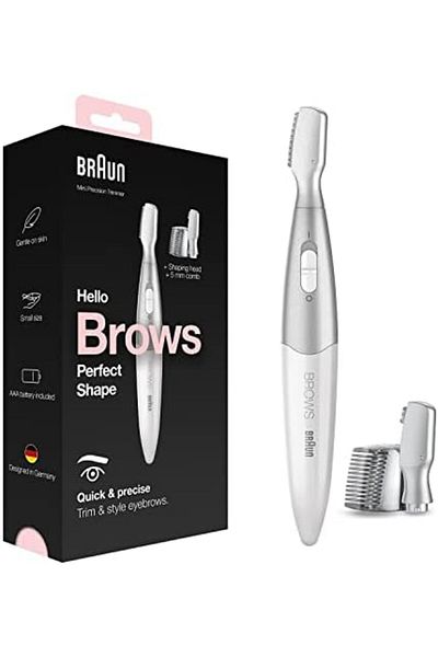 Braun Mini Precision Trimmer FG1106 with 4 extras incl. high precision head, white