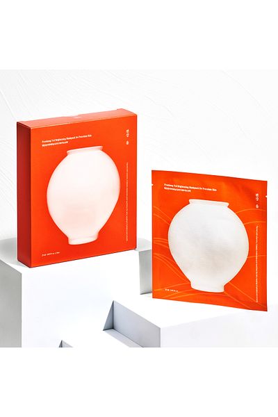 Pyunkang Yul Brightening Maskpack for Porcelain Skin - Facial Mask with Radiance Effect and Porcelain Skin Effect (Pack of 3)