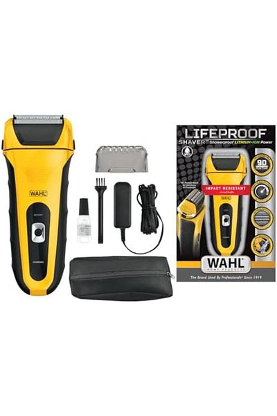 Wahl Life Proof Rechargeable Electric Shaver for Men | Waterproof for Wet & Dry Use | Shockproof Des